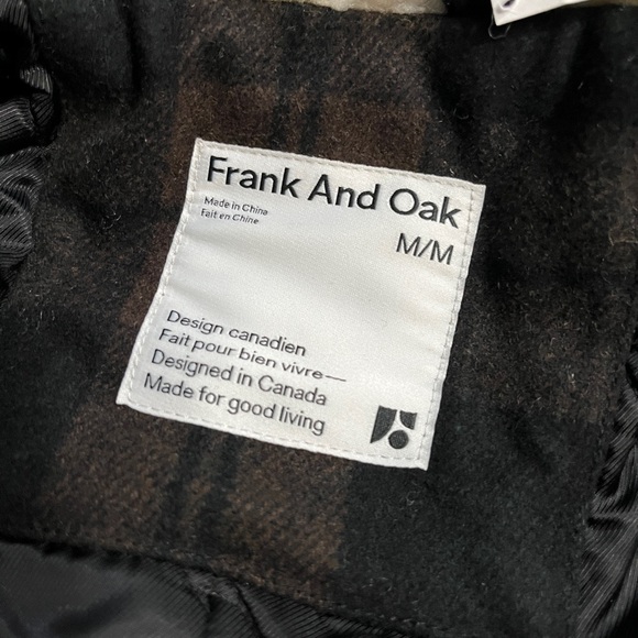 NWT - Frank & Oak Women’s Wool Blended Padded Bomber Jacket - Size M - Picture 13 of 16